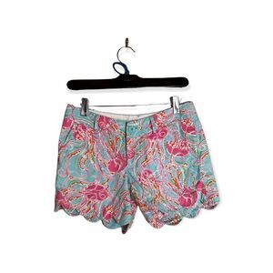 Lilly Pulitzer Buttercup Shorts In Jellies Be Jammin Print 00